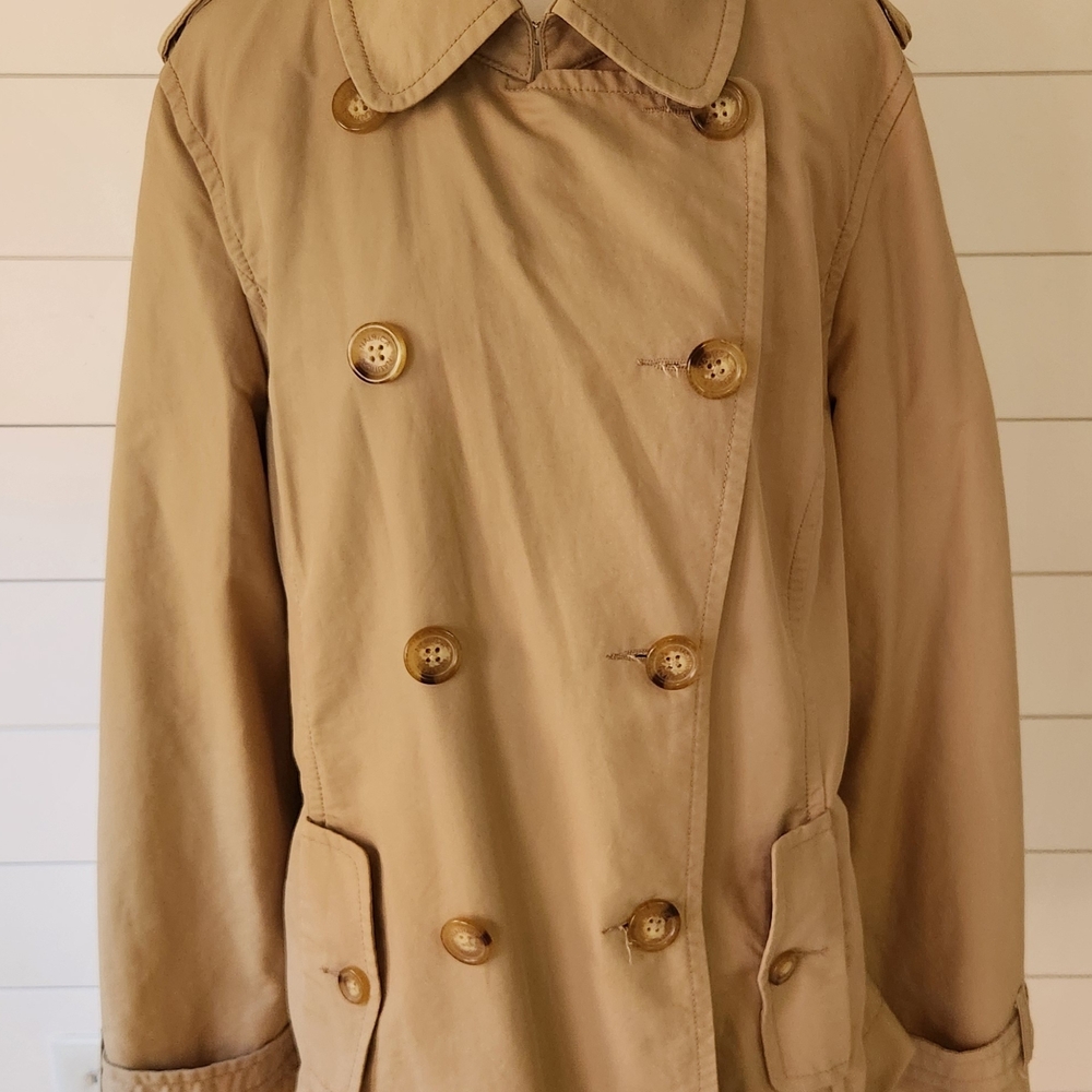 Nautica Beige Trench Coat